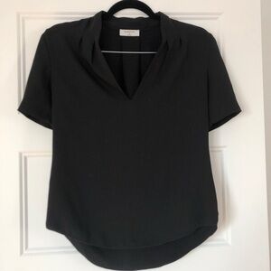 Babaton Black Bentley Blouse Size XS